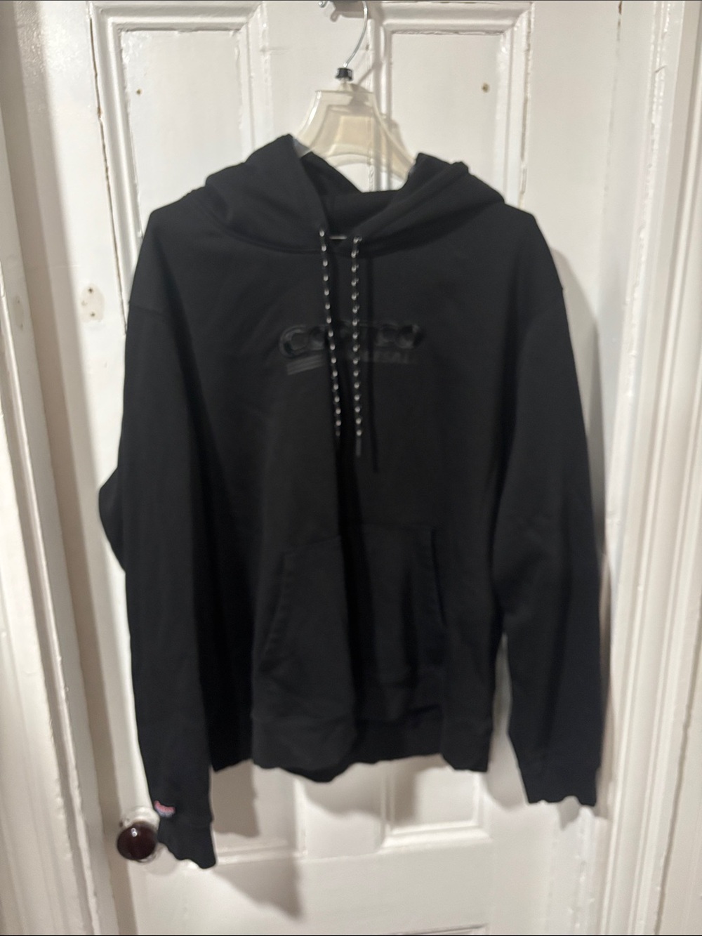 Black Costco Men's Hooded Pullover Sweater